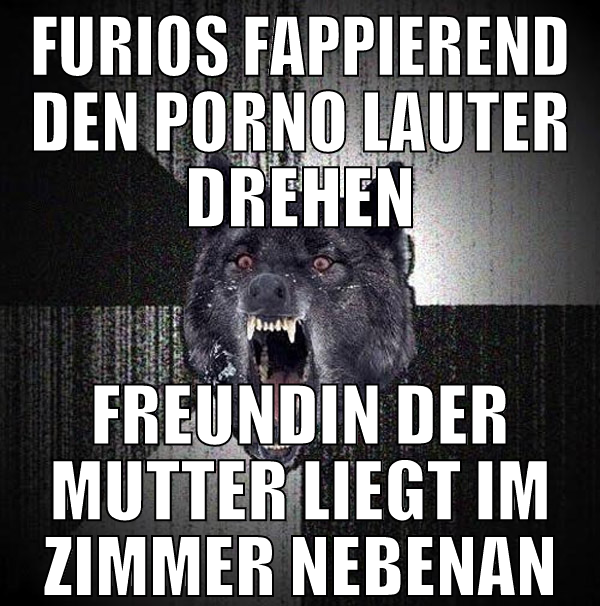 Furios fappierend den Porno lauter drehen Freundin
