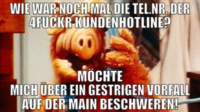 wie war noch mal die tel.nr. der 4fuckr kundenhotl