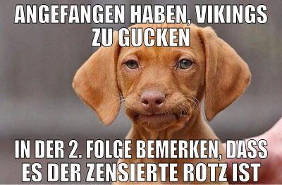 angefangen haben, vikings zu gucken in der 2. folg