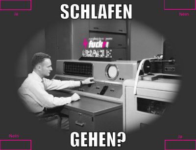 schlafen  gehen?