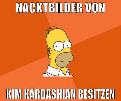 Nacktbilder von Kim Kardashian besitzen