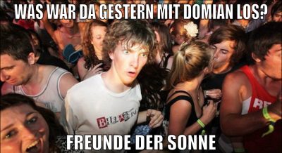 was war da gestern mit domian los? freunde der son