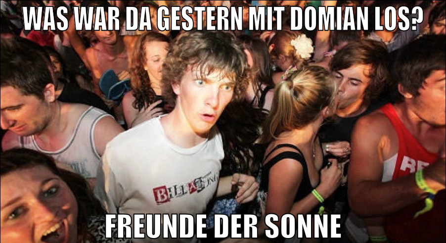 was war da gestern mit domian los? freunde der son
