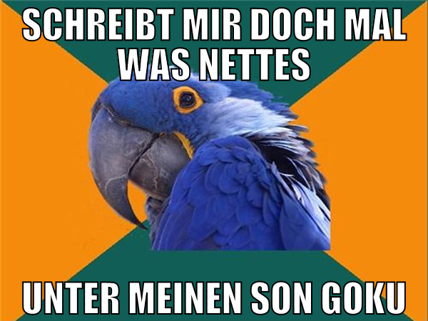 schreibt mir doch mal was nettes unter meinen son