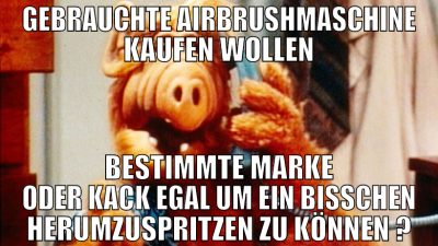 gebrauchte Airbrushmaschine kaufen wollen bestimmt