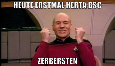 heute erstmal herta bsc zerbersten