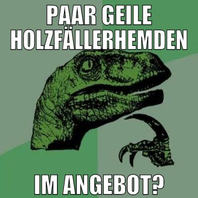 paar geile holzfällerhemden im angebot?