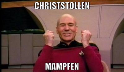 christstollen mampfen