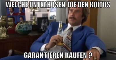 welche Unterhosen, die den Koitus garantieren kauf