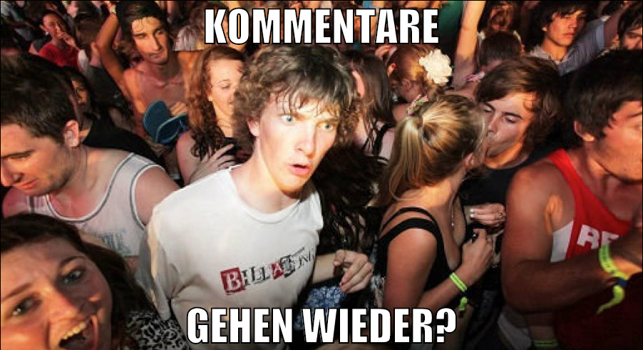 Kommentare gehen wieder?