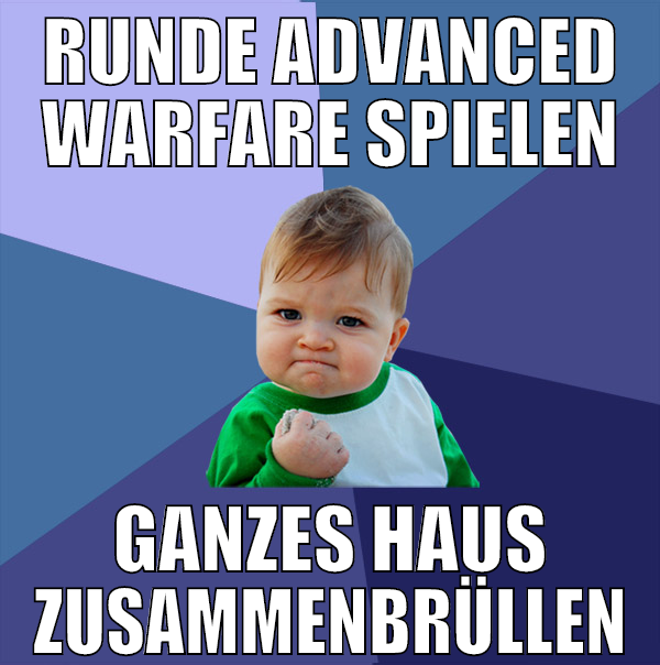 Runde Advanced Warfare spielen ganzes haus zusamme