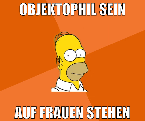 objektophil sein auf frauen stehen