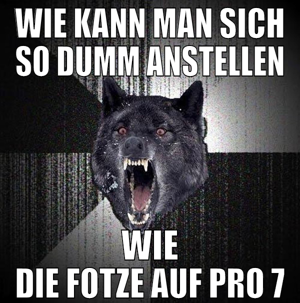 wie kann man sich so dumm anstellen wie die fotze