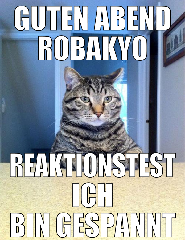 guten abend robakyo reaktionstest ich bin gespannt
