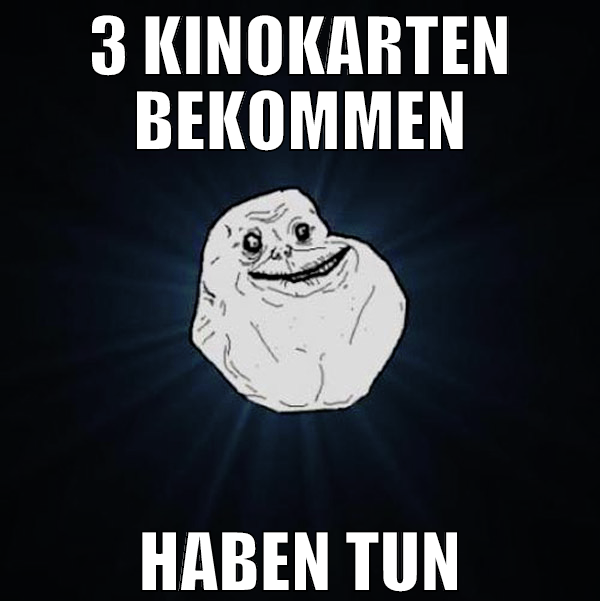 3 kinokarten bekommen haben tun