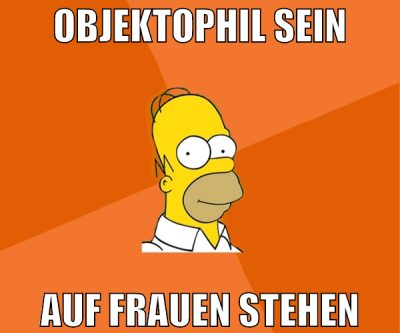 objektophil sein auf frauen stehen