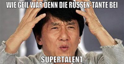 WIE GEIL WAR DENN DIE RUSSEN-TANTE BEI SUPERTALENT