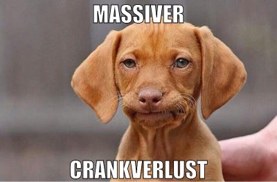 massiver crankverlust