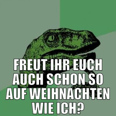 freut ihr euch auch schon so auf weihnachten wie i