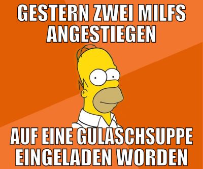 Gestern zwei MILFs angestiegen auf eine gulaschsup