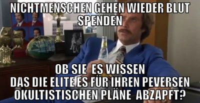 Nichtmenschen gehen wieder blut spenden Ob Sie  es