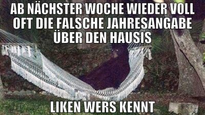 ab nächster woche wieder voll oft die falsche jahr