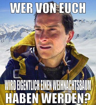 wer von euch wird eigentlich einen weihnachtsbaum
