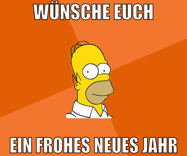 wünsche euch ein frohes neues jahr