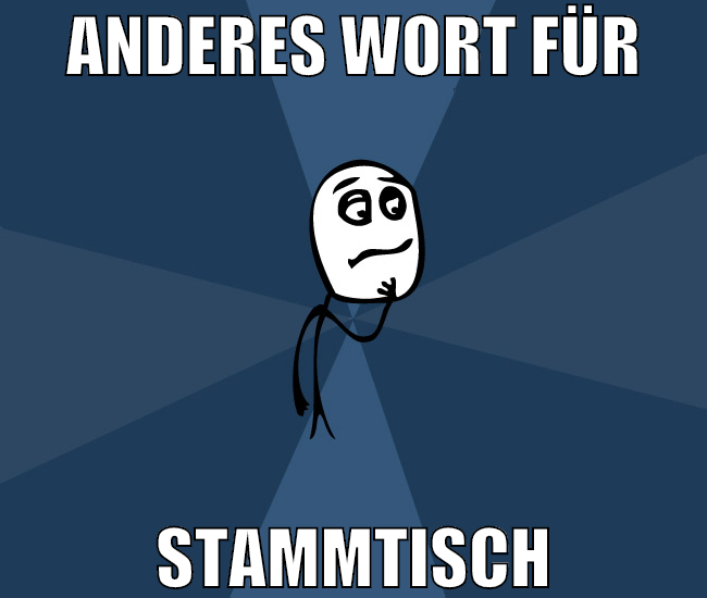 anderes wort für stammtisch