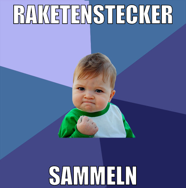 raketenstecker sammeln