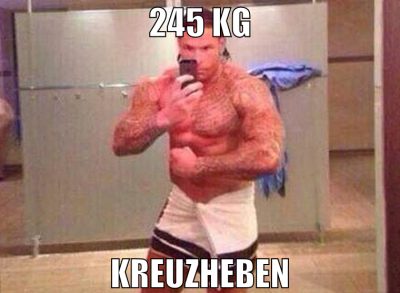 245 kg kreuzheben
