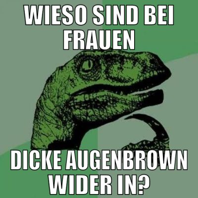 wieso sind bei frauen dicke augenbrown wider in?