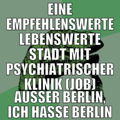 eine empfehlenswerte lebenswerte stadt mit psychia