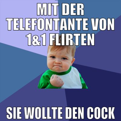 mit der telefontante von 1&1 flirten sie wollte de