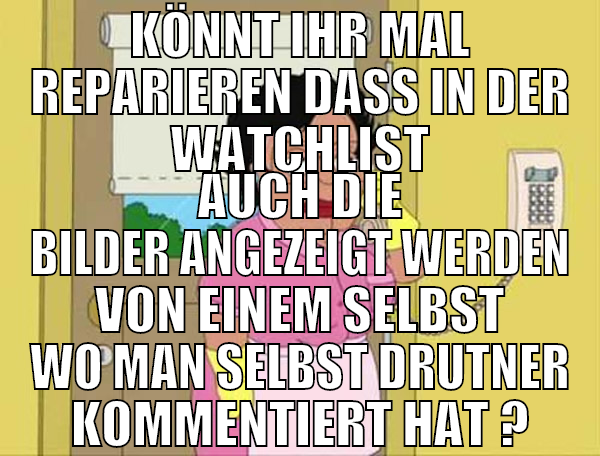 könnt ihr mal reparieren dass in der watchlist auc