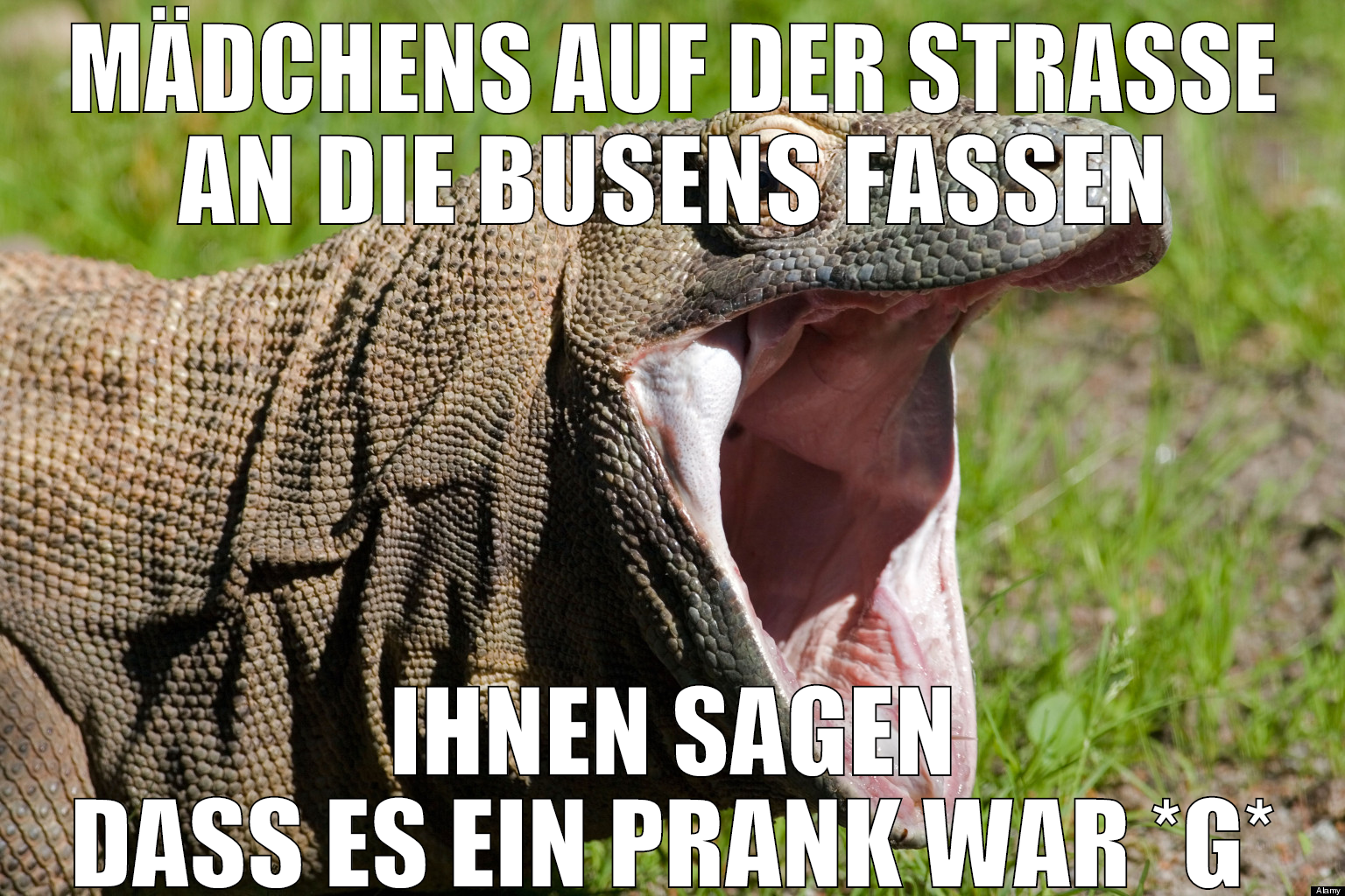 mädchens auf der straße an die busens fassen ihnen