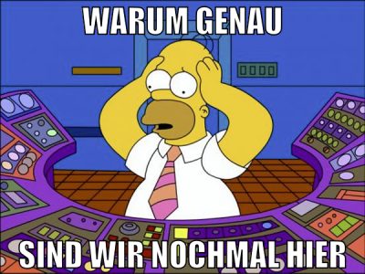 warum genau sind wir nochmal hier