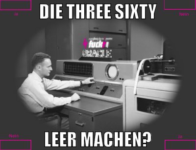 die three sixty leer machen?