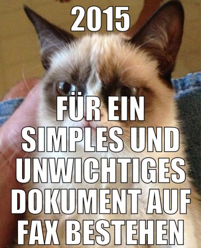 2015 für ein simples und unwichtiges dokument auf