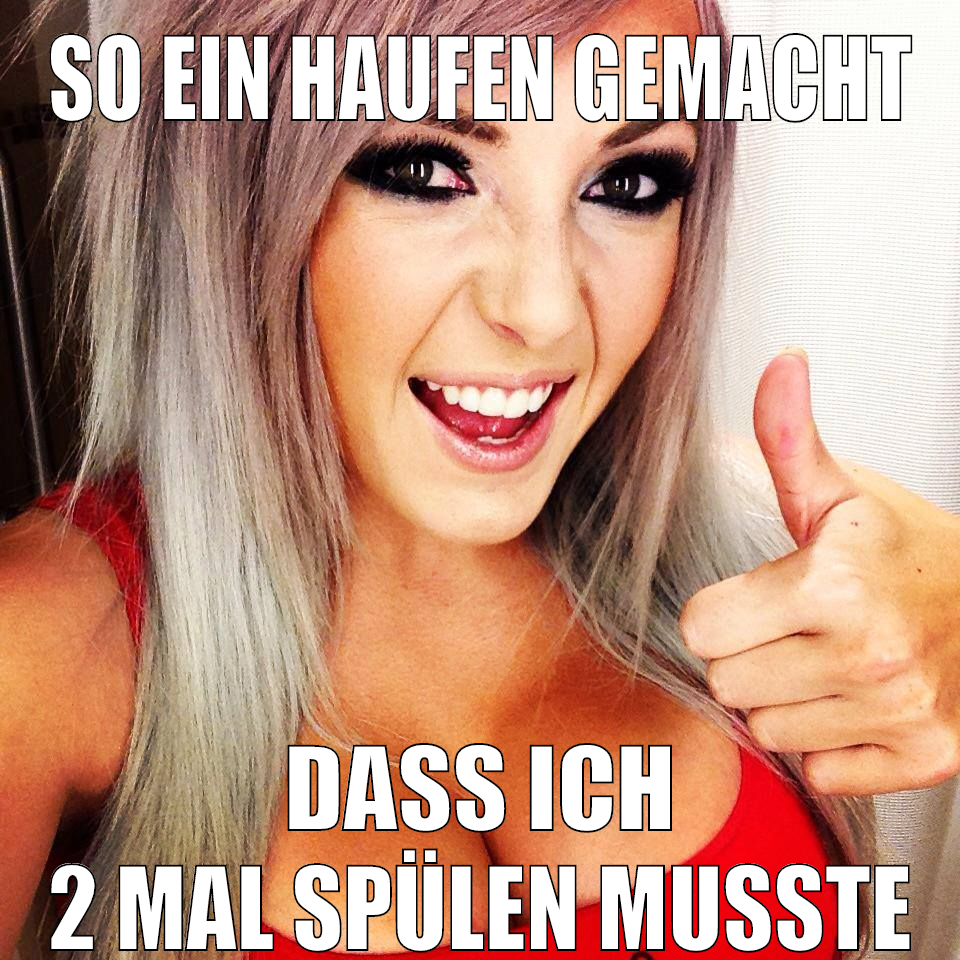 So ein haufen gemacht dass ich 2 mal spülen musste