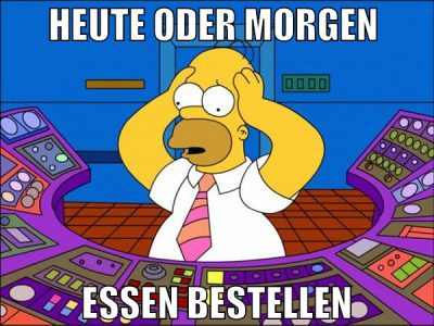 HEUTE ODER MORGEN  essen bestellen