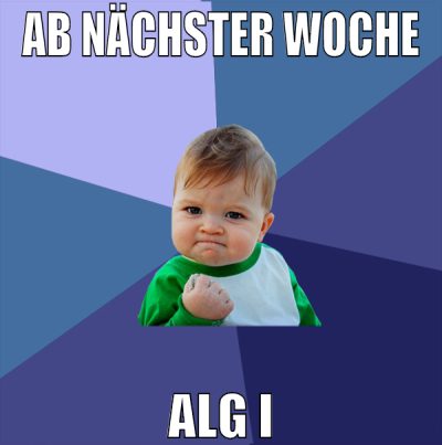 ab nächster woche alg i