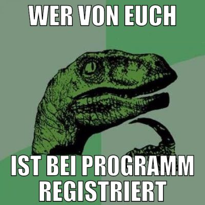 wer von euch ist bei pr0gramm registriert