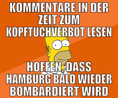 kommentare in der zeit zum kopftuchverbot lesen ho