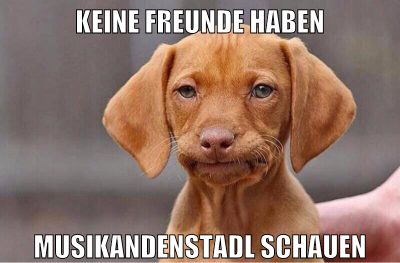 keine freunde haben musikandenstadl schauen