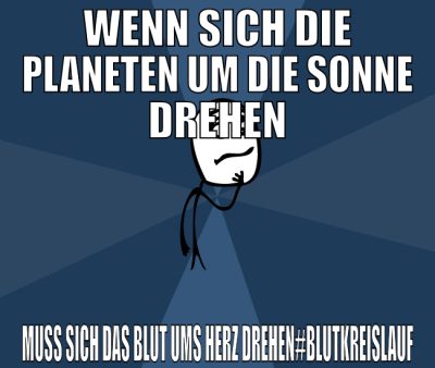 wenn sich die planeten um die sonne drehen muss si