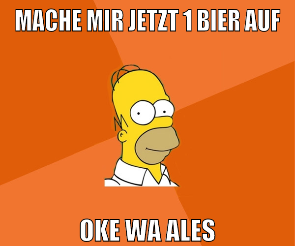 Bier aufmachen Homer