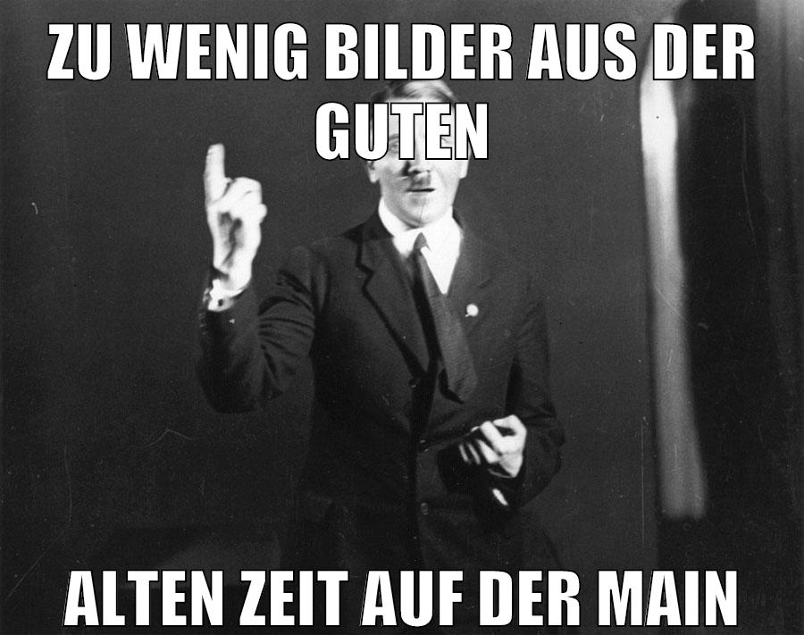 zu wenig bilder aus der guten alten zeit auf der main