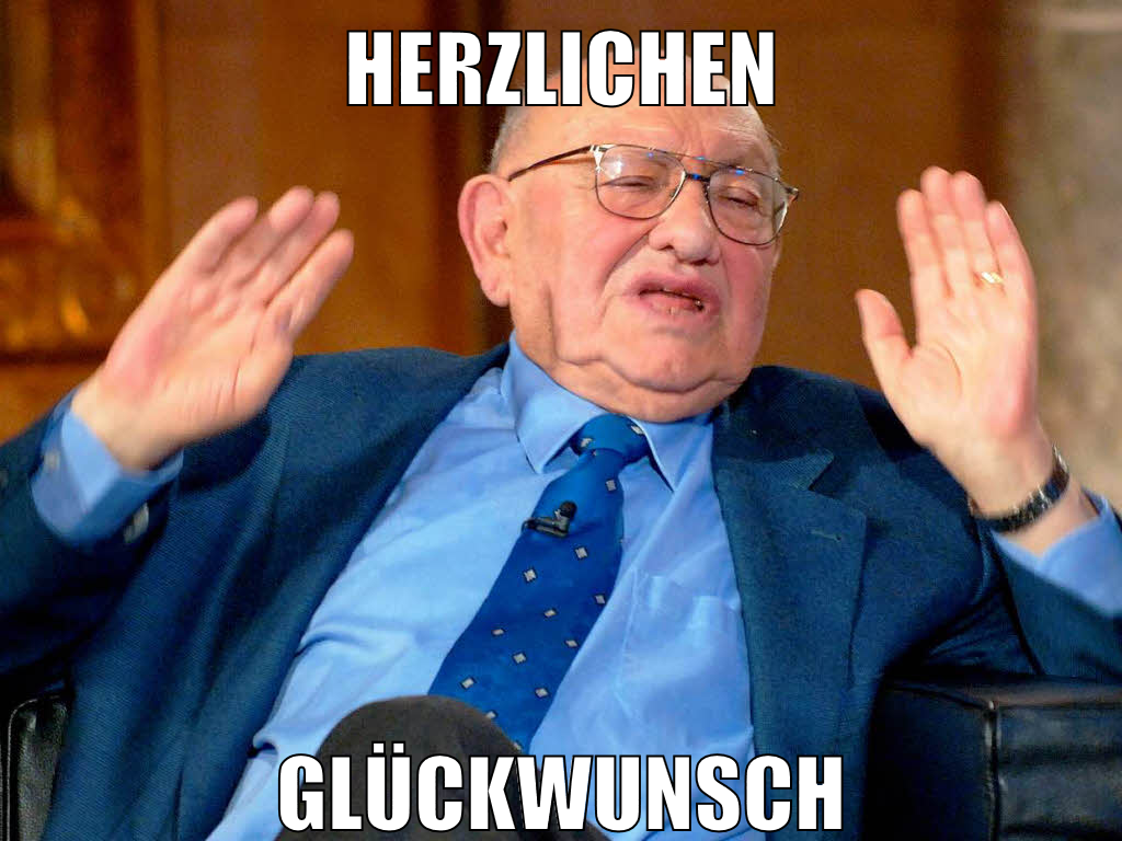 Herzlichen Glückwunsch