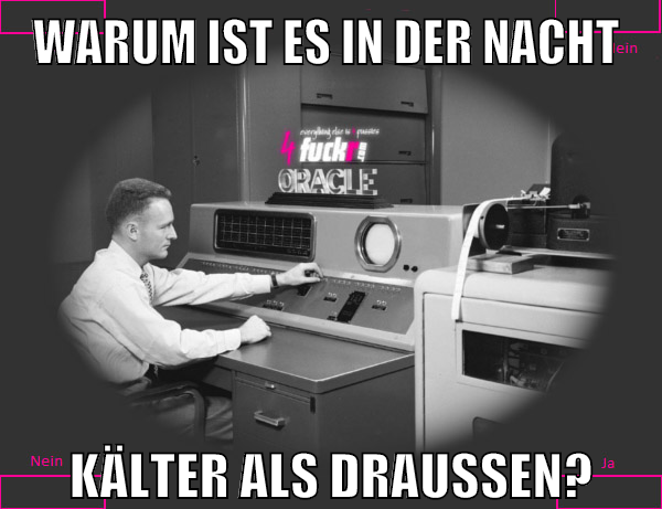 Warum ist es in der Nacht kälter als draußen?